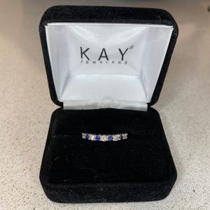 Kay Jewelers white gold sapphire ring